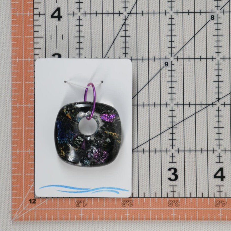 Multicolor Dichroic Glass Pendant