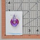Pink Dichroic Glass Pendant