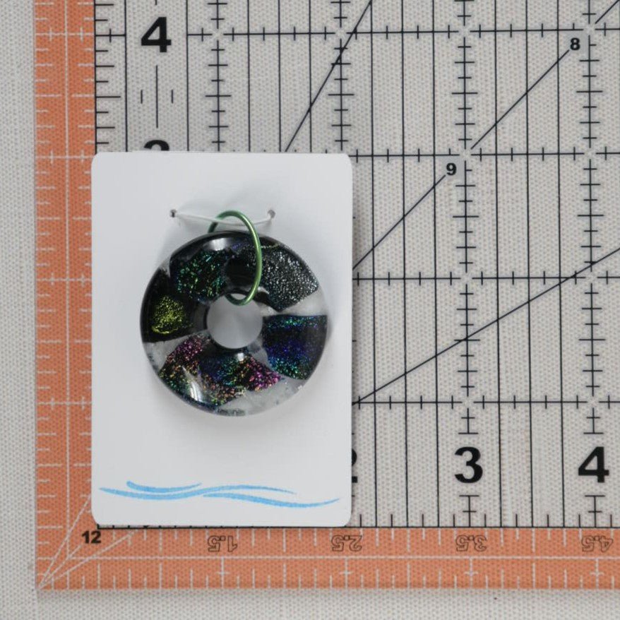 Rainbow Dichroic Glass Pendant - SnarkyFish