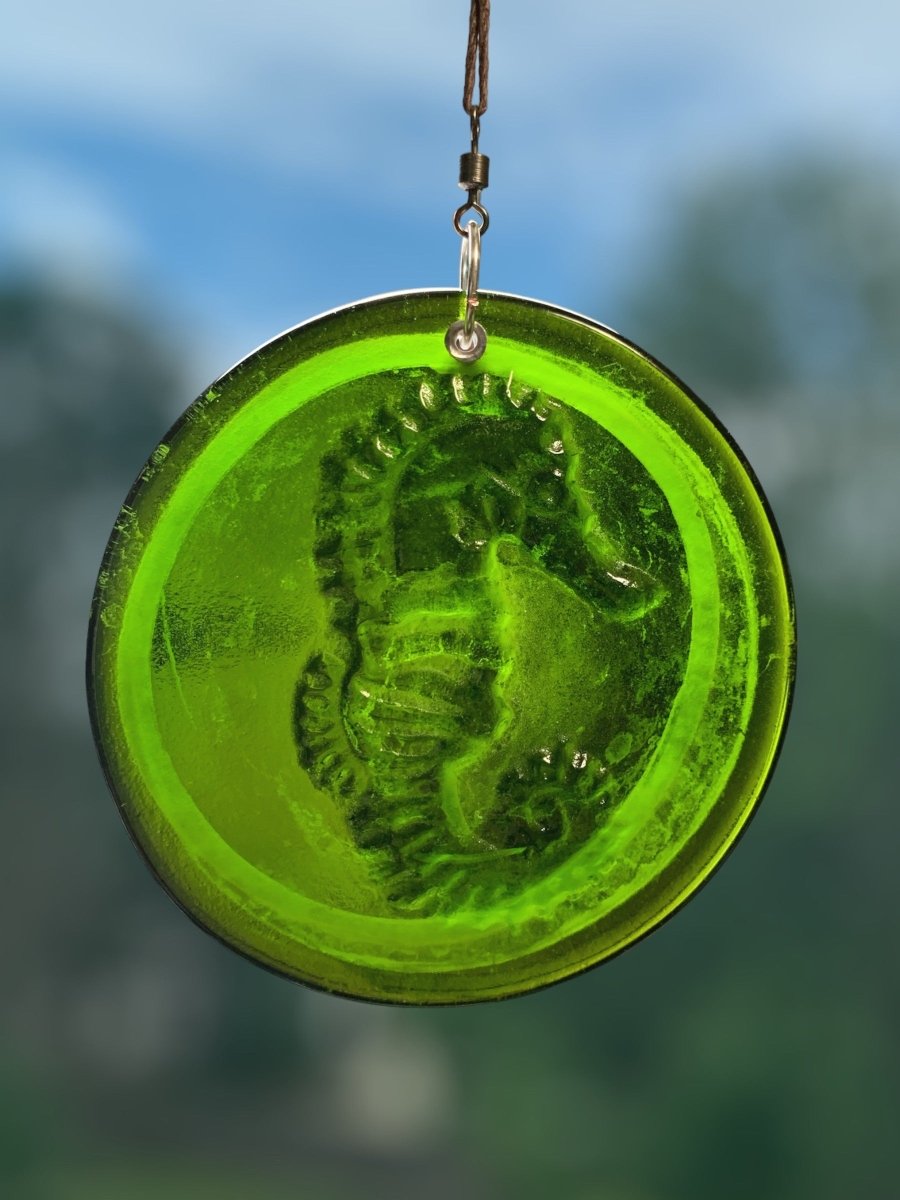 Seahorse Recycled Bottle Bottom Suncatcher