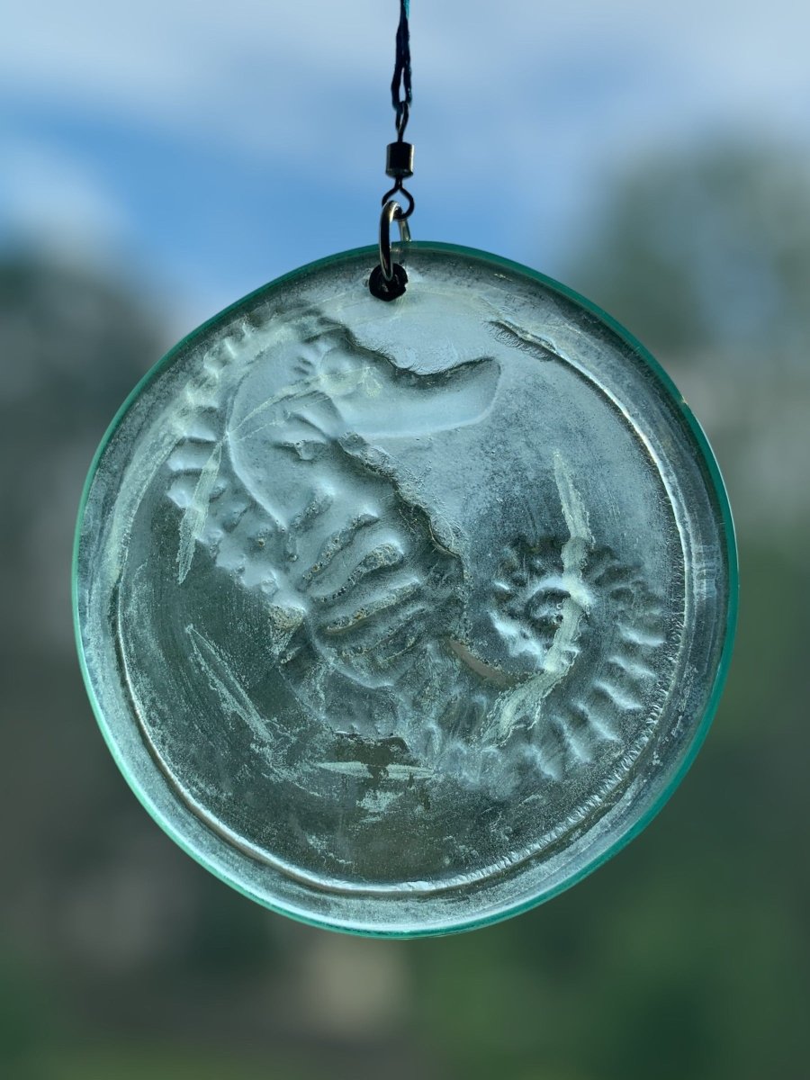 Seahorse Recycled Bottle Bottom Suncatcher