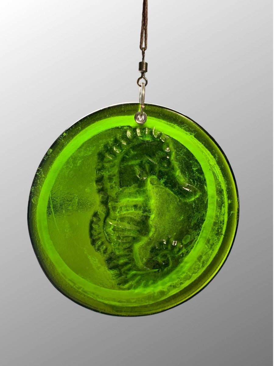 Seahorse Recycled Bottle Bottom Suncatcher