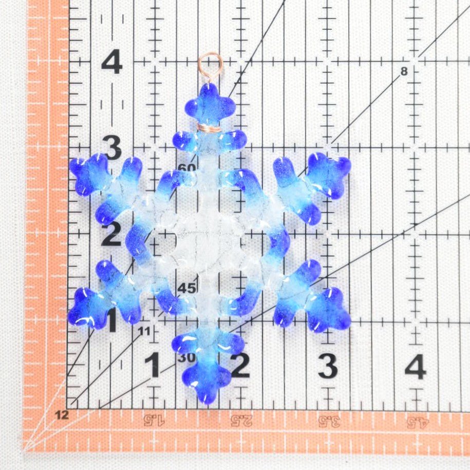 Small Glass Snowflake