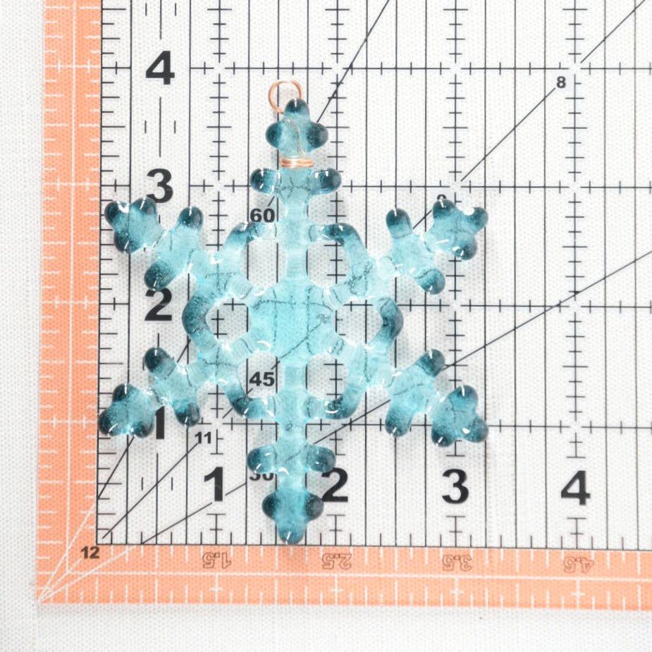 Small Glass Snowflake
