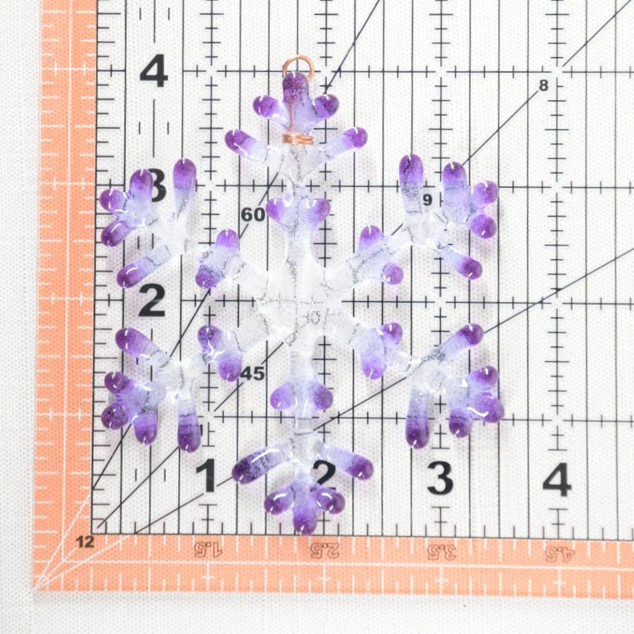 Small Glass Snowflake