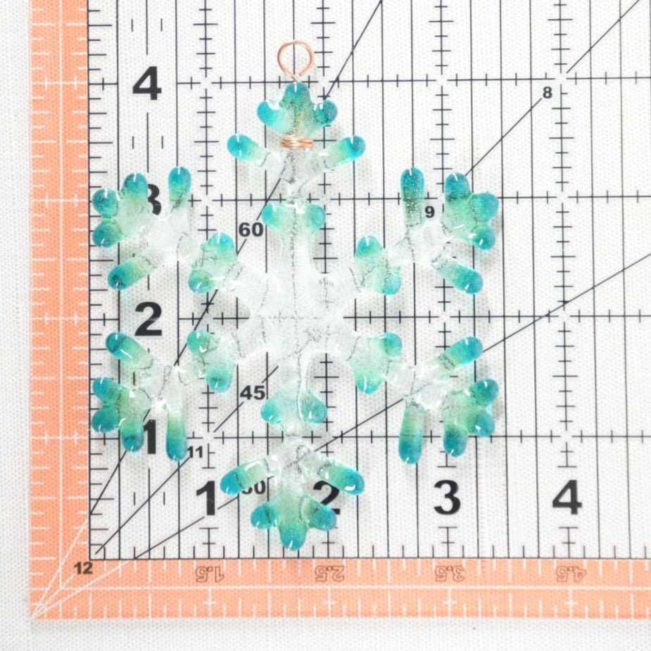Small Glass Snowflake