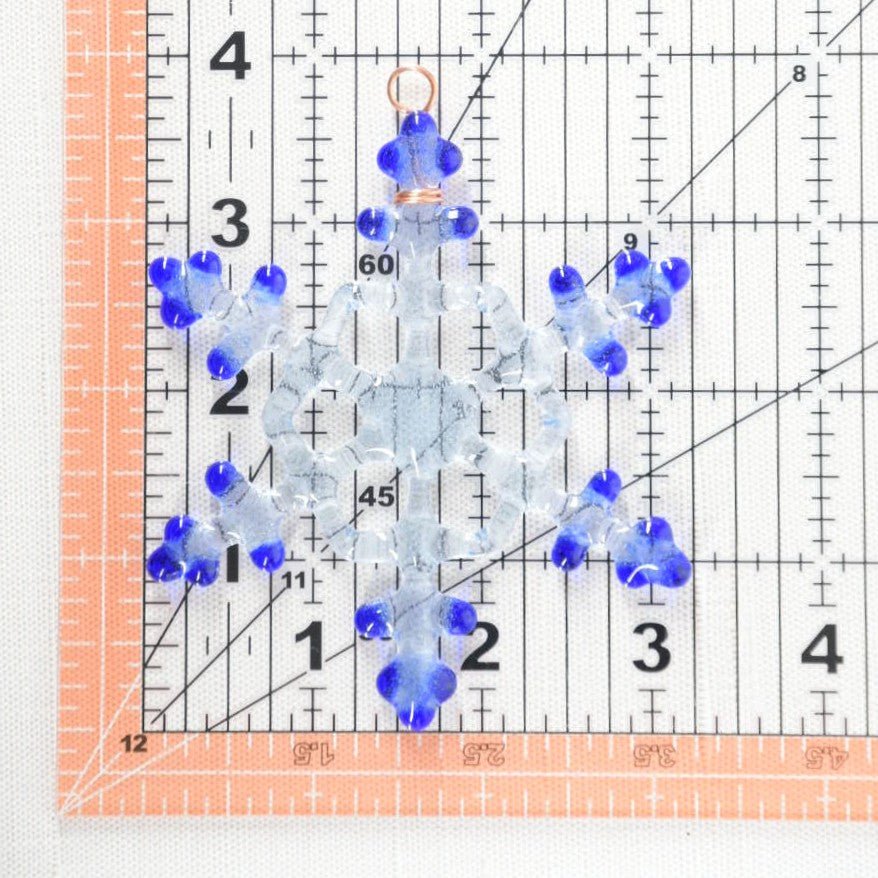 Small Glass Snowflake