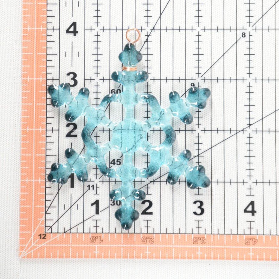 Small Glass Snowflake