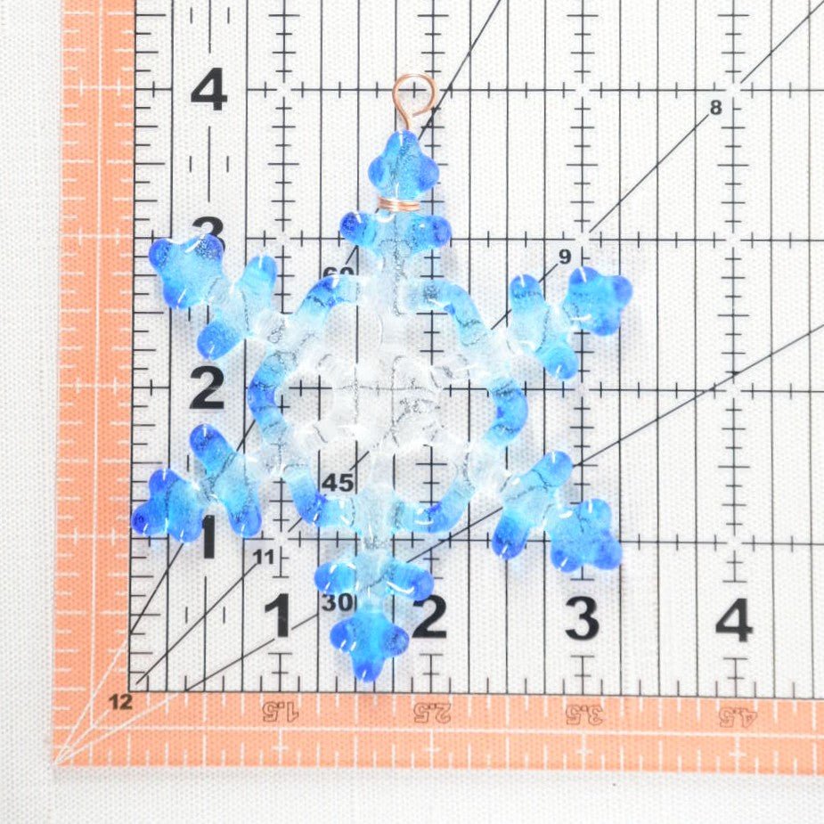 Small Glass Snowflake