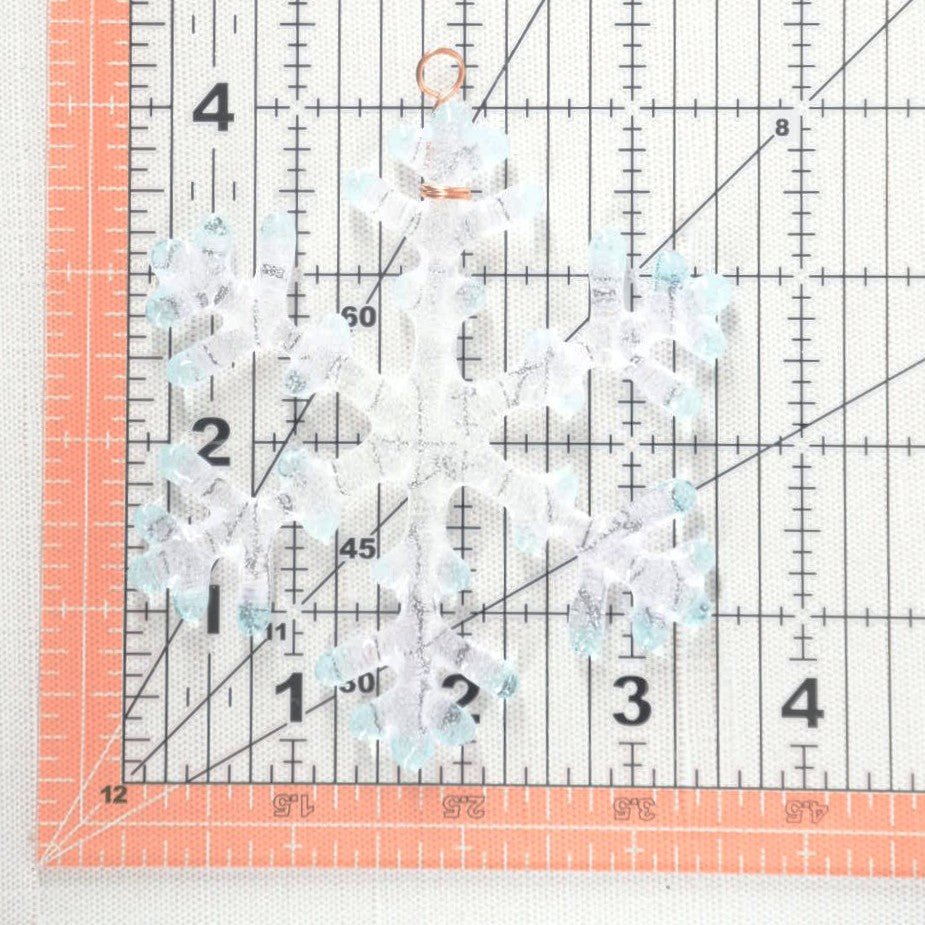 Small Glass Snowflake
