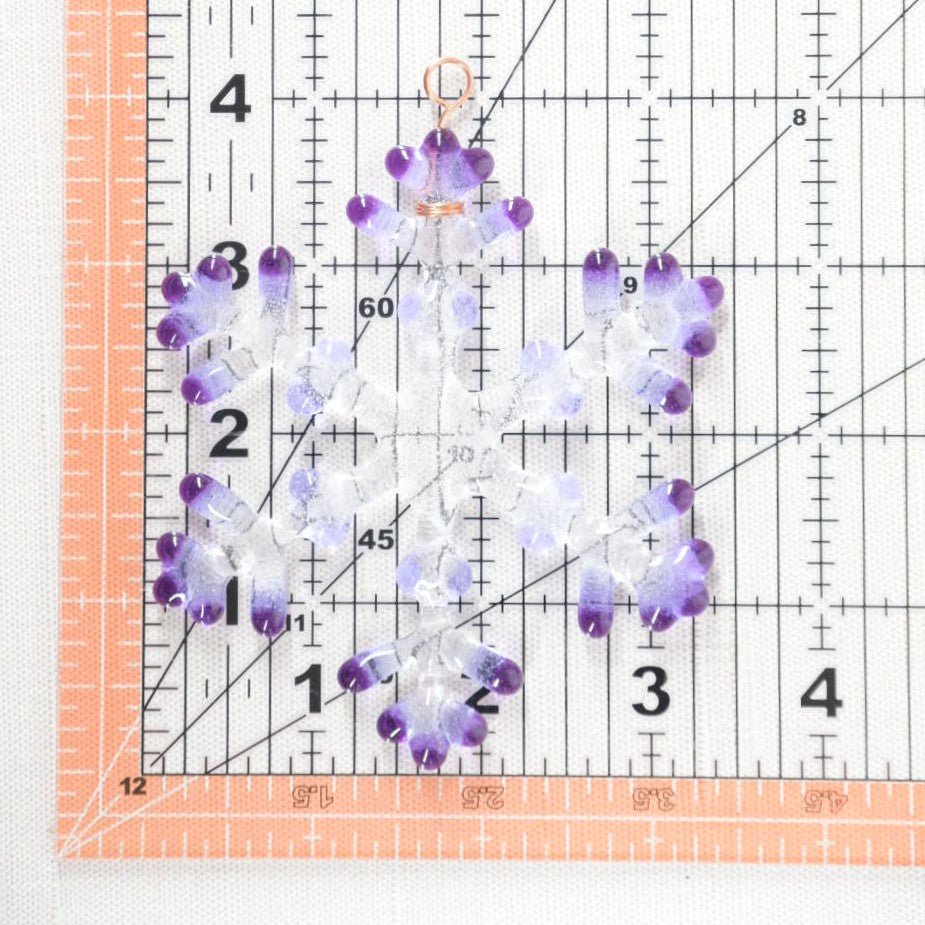 Small Glass Snowflake