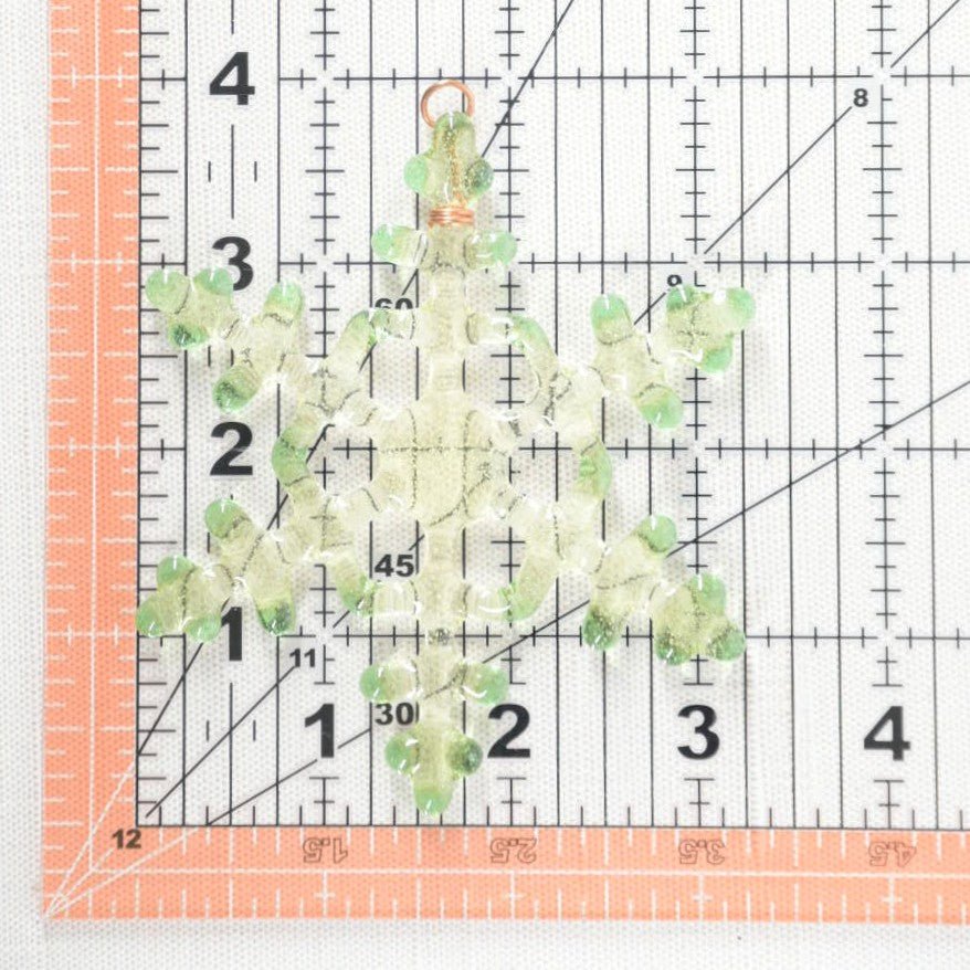 Small Glass Snowflake