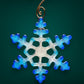 Small Glass Snowflake Ornament