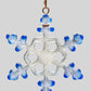 Small Glass Snowflake Ornament