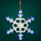 Small Glass Snowflake Ornament