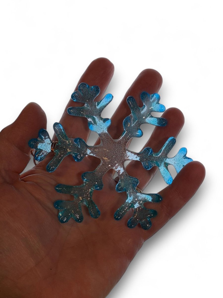 Small Glass Snowflake Ornament