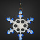 Small Glass Snowflake Ornament