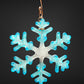 Small Glass Snowflake Ornament