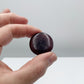 Smooth Maroon Recycled Glass Drawer Pull