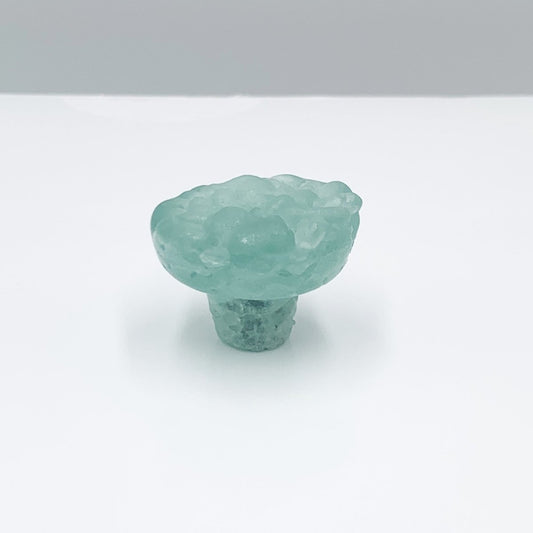 Teal Recycled Glass Drawer Pull