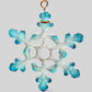 Tiny Glass Snowflake Ornament