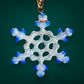 Tiny Glass Snowflake Ornament