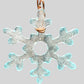 Tiny Glass Snowflake Ornament