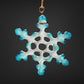 Tiny Glass Snowflake Ornament