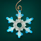 Tiny Glass Snowflake Ornament