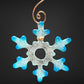 Tiny Glass Snowflake Ornament