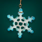 Tiny Glass Snowflake Ornament