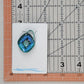 Turquoise Dichroic Glass Pendant
