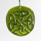 Upcycled SuncatcherCeltic Knot Recycled Bottle Bottom Suncatcher