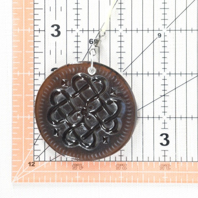 Woven Celtic Hearts Suncatcher