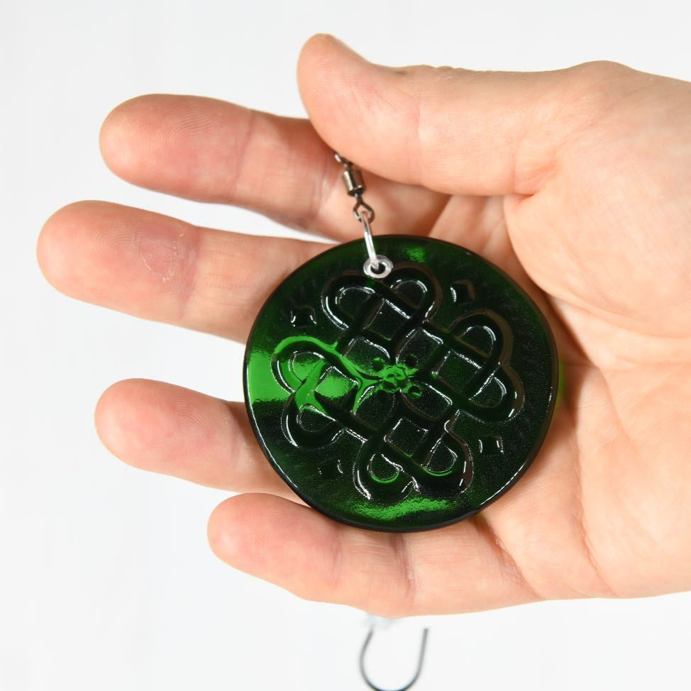 Woven Celtic Hearts Suncatcher