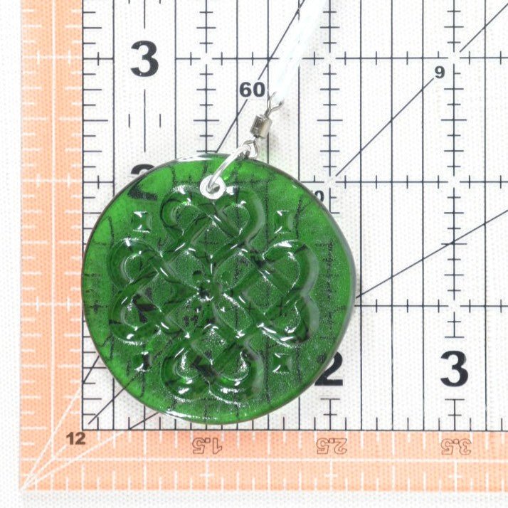 Woven Celtic Hearts Suncatcher