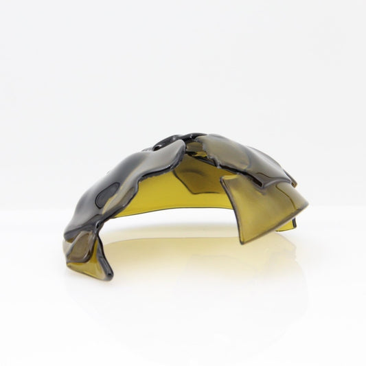 Aquarium Fish Cave , Fish Tank Decor, Upcycled Glass, Pleco Cave