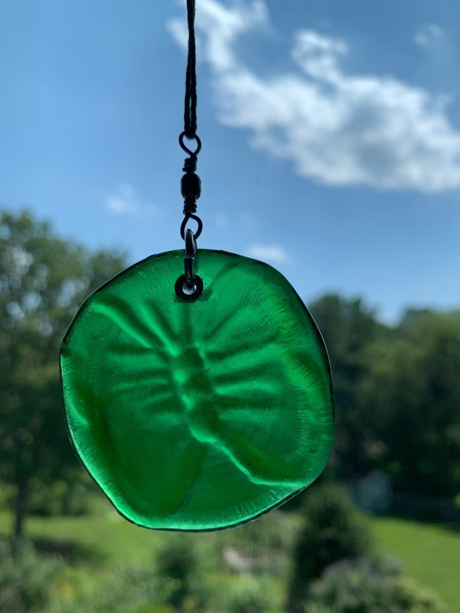 Butterfly Small Suncatcher from Upcycled Wine Bottle