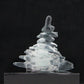 Christmas Tree Candle Holder from Upcycled Wine Bottle