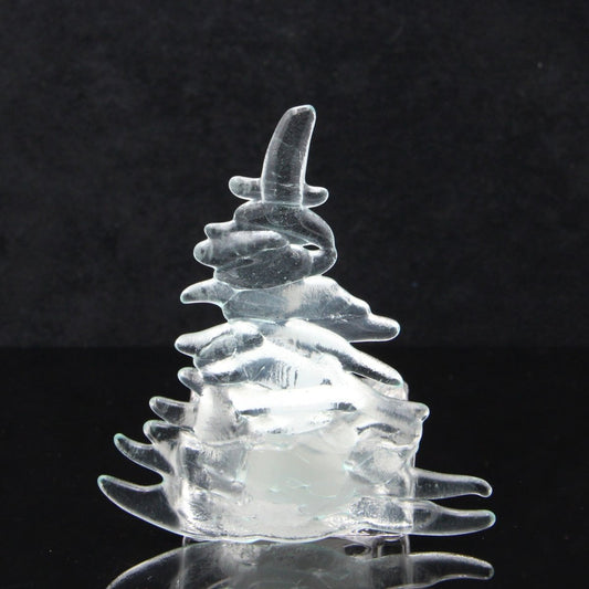 Christmas Tree Candle Holder from Upcycled Wine Bottle