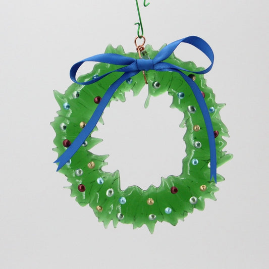 Christmas Tree Ornament from Upcycled Wine Bottle