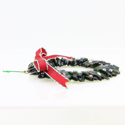 Christmas Tree Ornament from Upcycled Wine Bottle