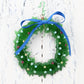 Christmas Tree Ornament from Upcycled Wine Bottle