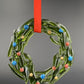 Christmas Tree Ornament from Upcycled Wine Bottle, Sustainable, Eco Friendly Holiday Gift