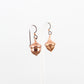 Copper Electroformed Plant Earrings - Real Copper Plated Acorns