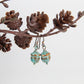 Copper Electroformed Plant Earrings - Real Copper Plated Acorns