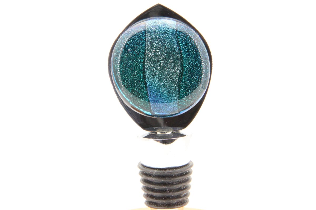 Decorative Wine Stopper with Glass Cabochons