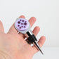 Decorative Wine Stopper with Purple and Lavender Glass Accents