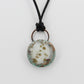Handmade Glass Cabochon | Copper Electroformed Pendant with Antique Patina