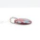 Handmade Red Glass Pendant on a Silver Chain
